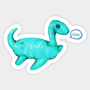 Crafty Nessie Sticker